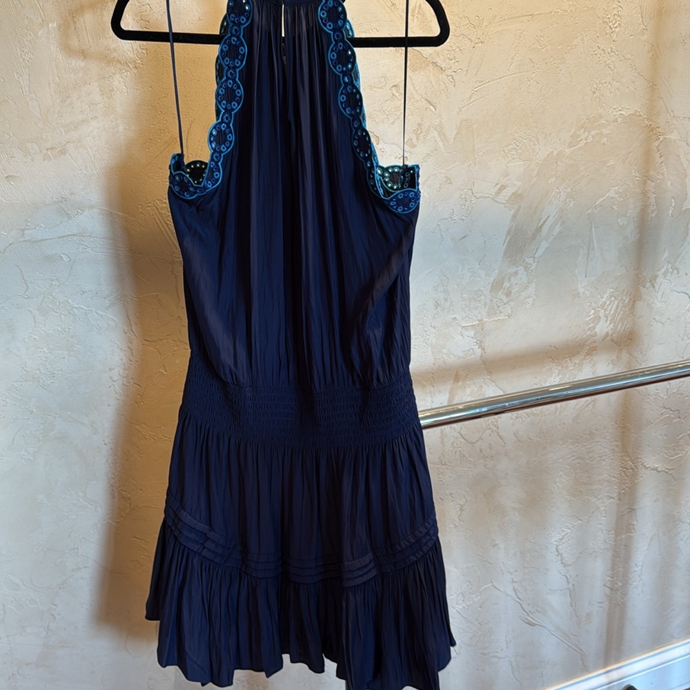 Ramy Brooks Blue Rowan shirt dress NWT XXL - Picture 3 of 4